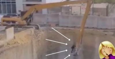 WATCH: Worker Spotted Hanging From Excavator In Mrieħel Construction Site