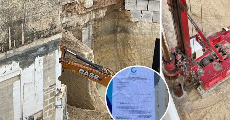 Birkirkara Development Neighbouring Potential Collapse Continues To Ignore Safety Requirments Imposed By Courts